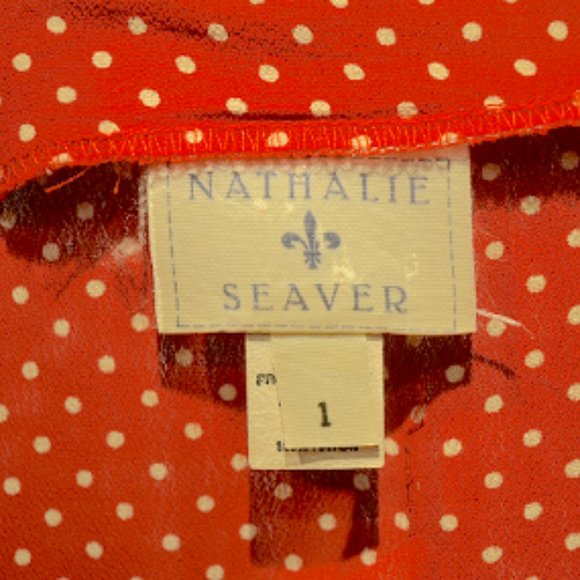 Vintage 90's Nathalie Seaver-Pindot Sundress - Picture 7 of 8